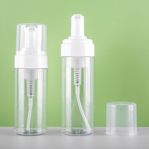100ml 150ml round PET foaming pump bottle - 图片 4