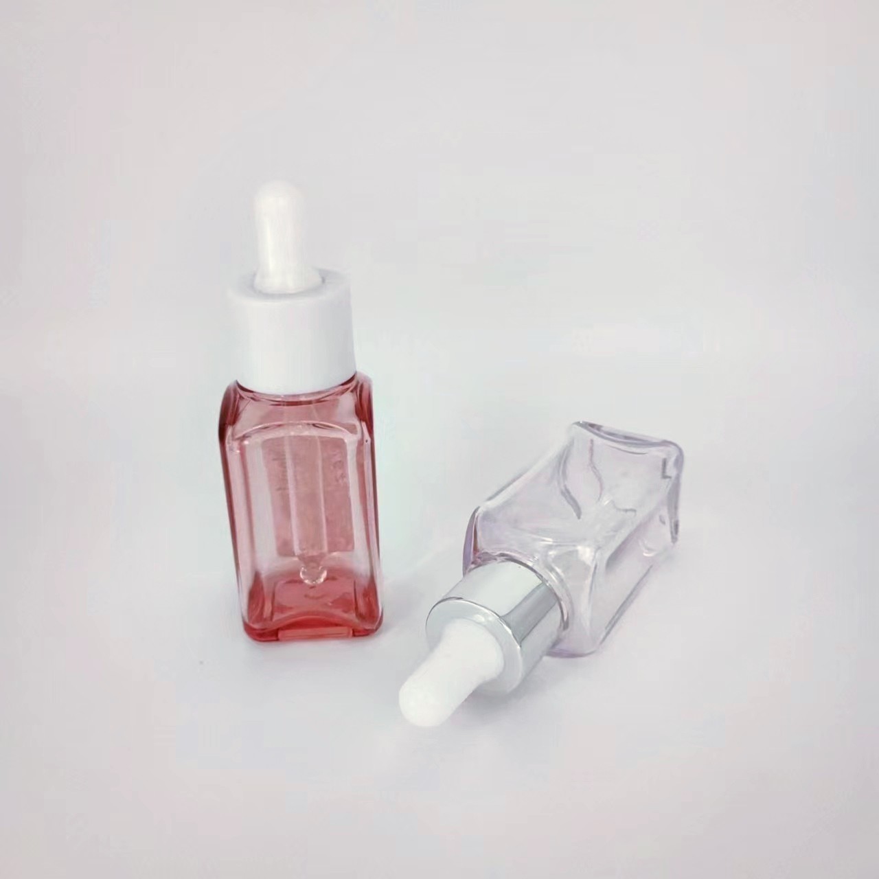 Square PETG 40ml essential oil dropper bottle - 图片 4