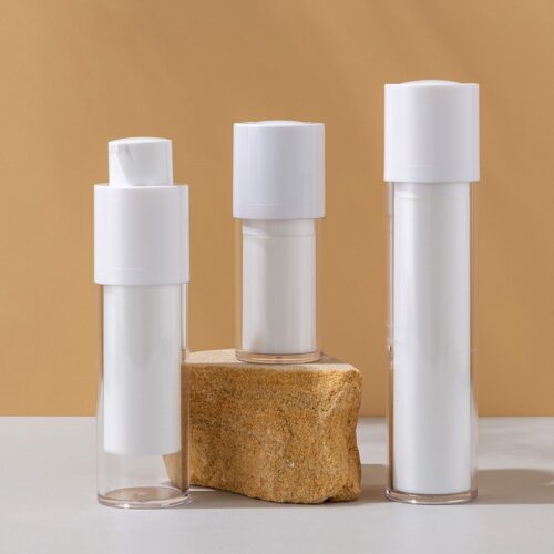Round twist up Acrylic Airless bottle 15ml 30ml 50ml - 图片 2
