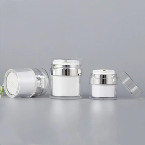 Acrylic high quality airless pump Jar 15G 30G 50G - Image 3
