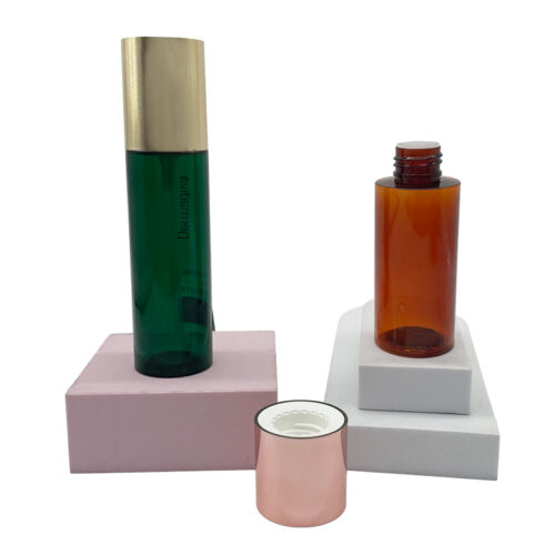 10-400ml round shape PET lotion bottle with screw lid - 图片 2