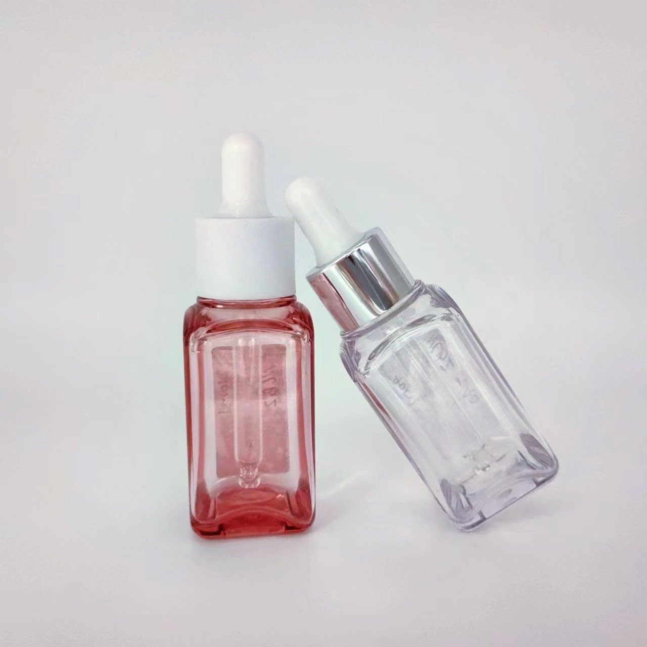 Square PETG 40ml essential oil dropper bottle - 图片 2