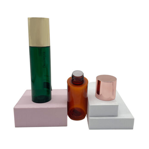 10-400ml round shape PET lotion bottle with screw lid - 图片 4
