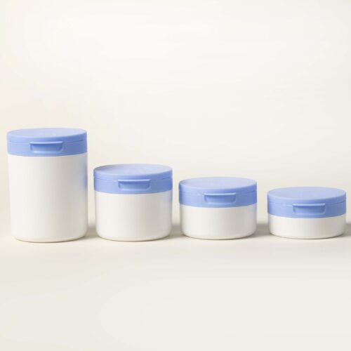 PP Cosmetic Cream Jar With Flip Cap