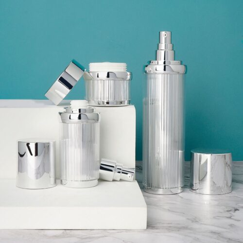 Stripe Luxury Acrylic Jar and Airless bottle